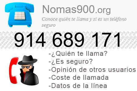Teléfono 914689171
