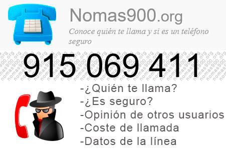 Teléfono 915069411