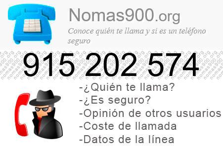 Teléfono 915202574