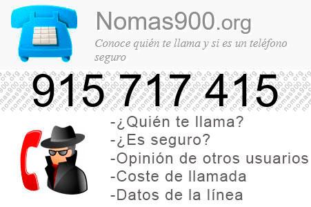 Teléfono 915717415