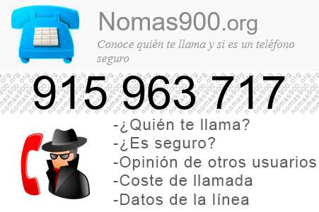 Teléfono 915963717