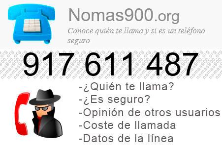Teléfono 917611487