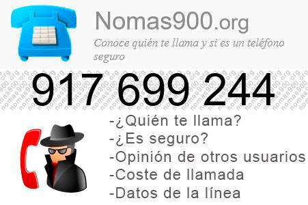 Teléfono 917699244