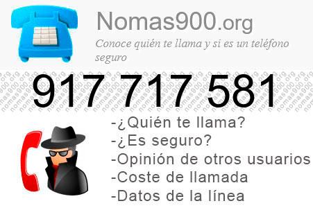 Teléfono 917717581