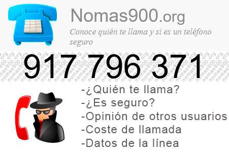 Teléfono 917796371