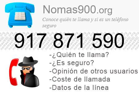Teléfono 917871590