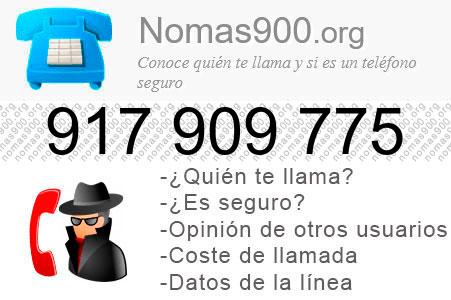 Teléfono 917909775