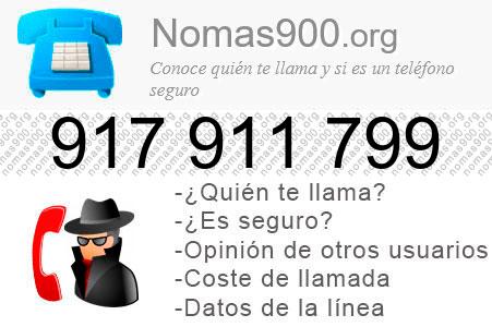 Teléfono 917911799