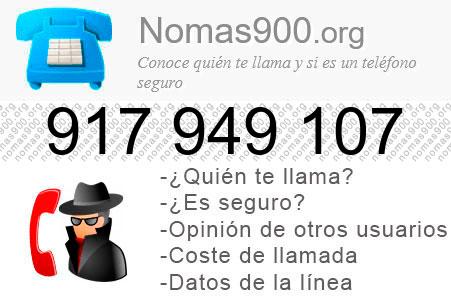 Teléfono 917949107