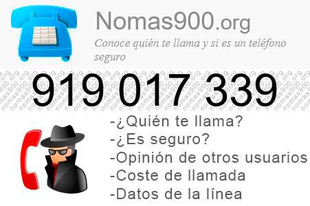 Teléfono 919017339