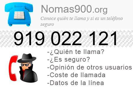 Teléfono 919022121
