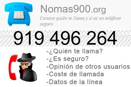 Teléfono 919496264
