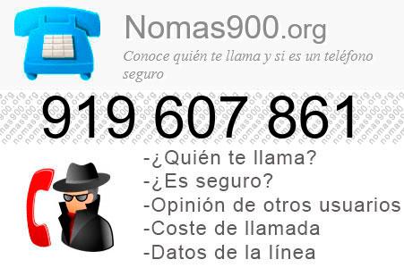 Teléfono 919607861