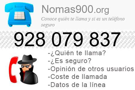 Teléfono 928079837