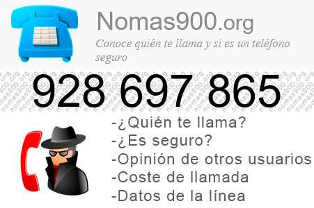 Teléfono 928697865