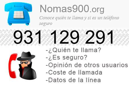 Teléfono 931129291