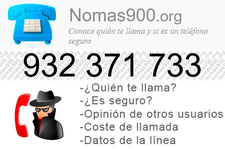 Teléfono 932371733