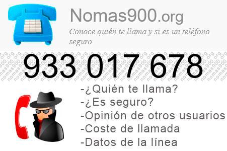 Teléfono 933017678