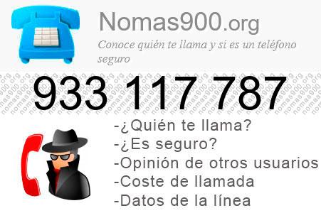 Teléfono 933117787
