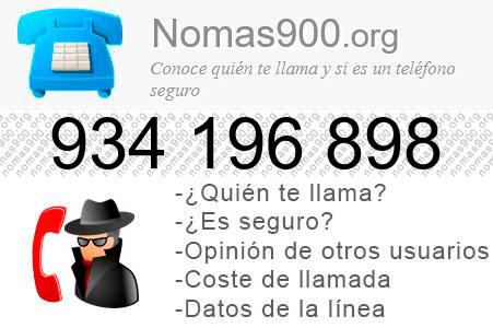 Teléfono 934196898