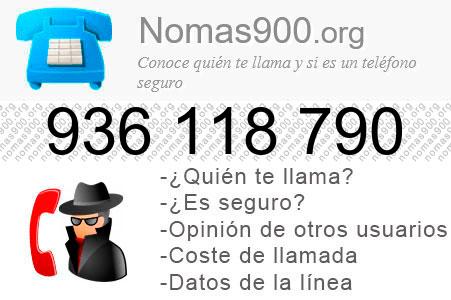 Teléfono 936118790