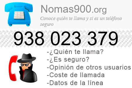 Teléfono 938023379