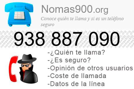 Teléfono 938887090