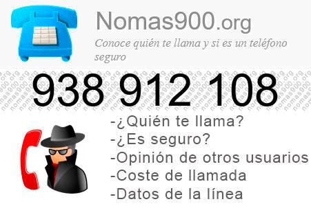 Teléfono 938912108