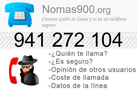 Teléfono 941272104