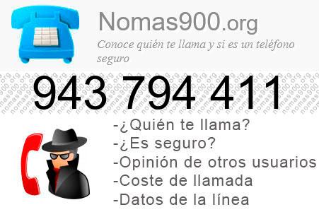 Teléfono 943794411