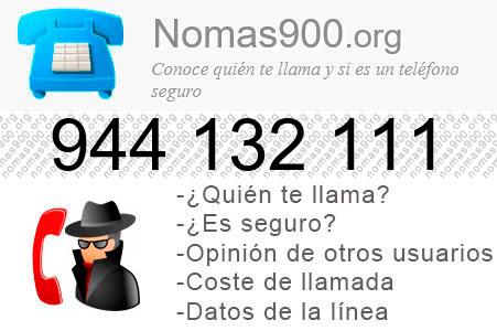 Teléfono 944132111