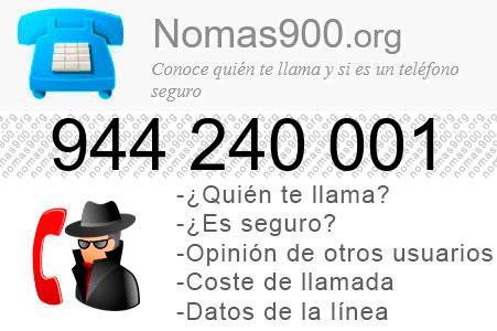 Teléfono 944240001