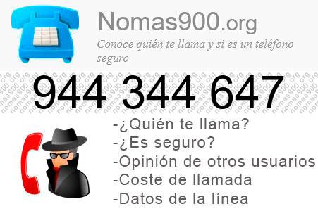 Teléfono 944344647
