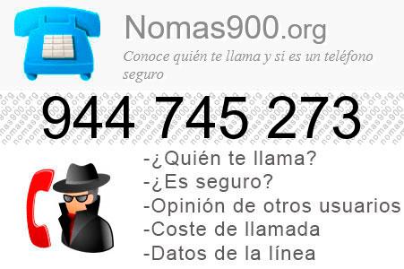 Teléfono 944745273