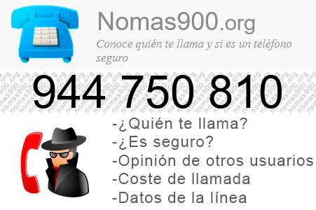 Teléfono 944750810