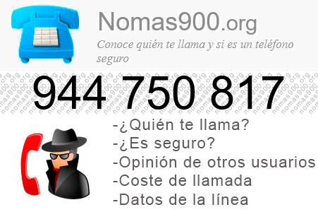 Teléfono 944750817