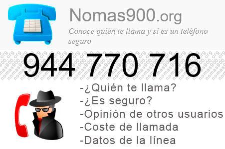 Teléfono 944770716