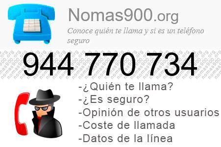 Teléfono 944770734