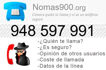 Teléfono 948597991
