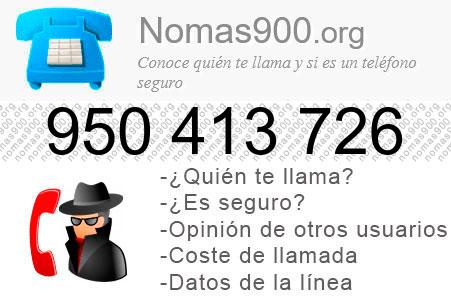 Teléfono 950413726