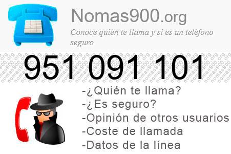 Teléfono 951091101