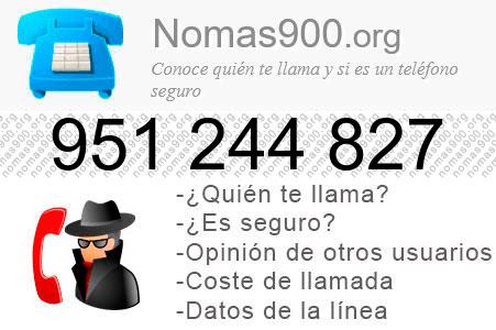 Teléfono 951244827