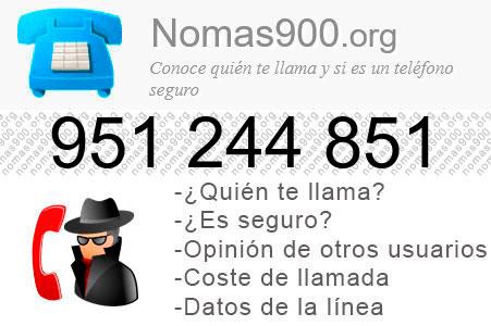 Teléfono 951244851