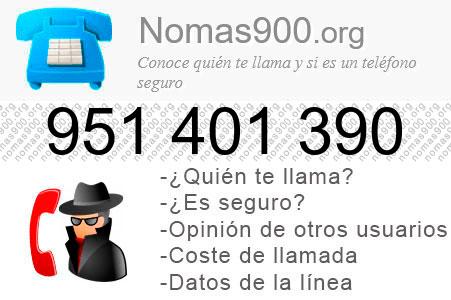 Teléfono 951401390