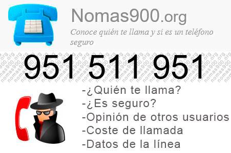Teléfono 951511951