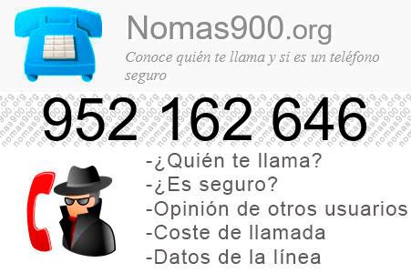 Teléfono 952162646