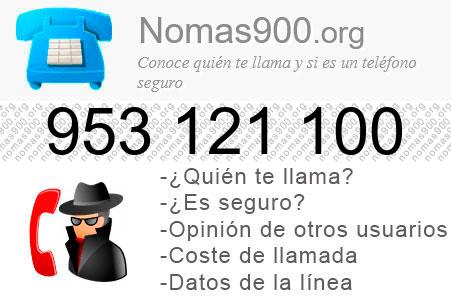 Teléfono 953121100