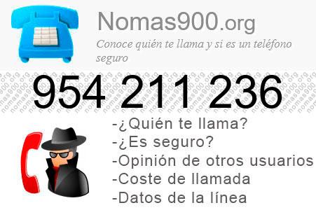 Teléfono 954211236