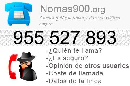 Teléfono 955527893