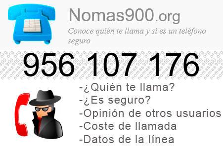 Teléfono 956107176